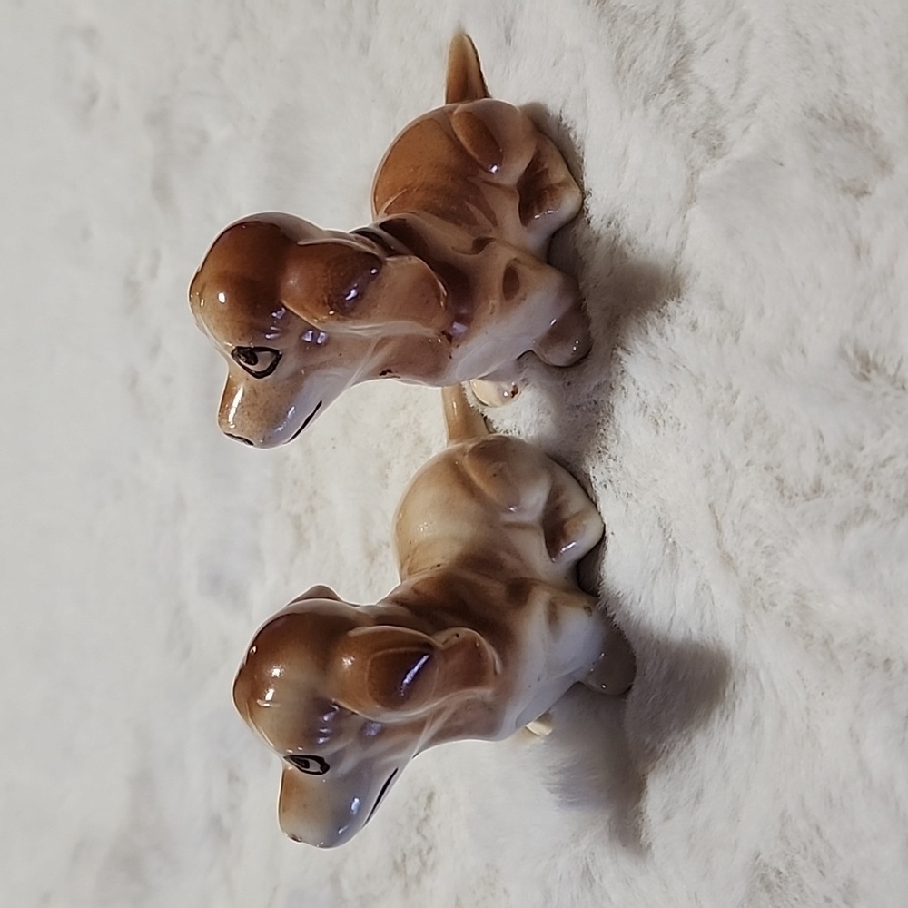 VINTAGE CERAMIC ๐ถ PUPPIES FIGURINES. ๐ถ - Picture 4 of 7